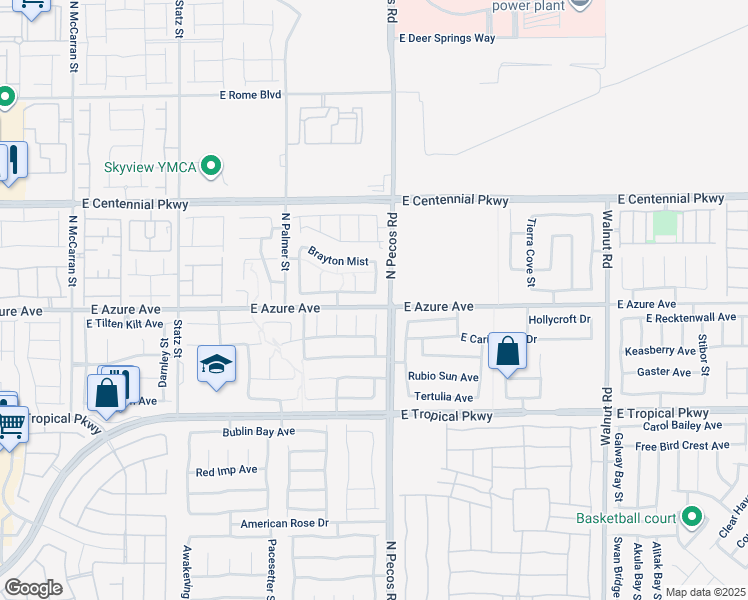 map of restaurants, bars, coffee shops, grocery stores, and more near in North Las Vegas
