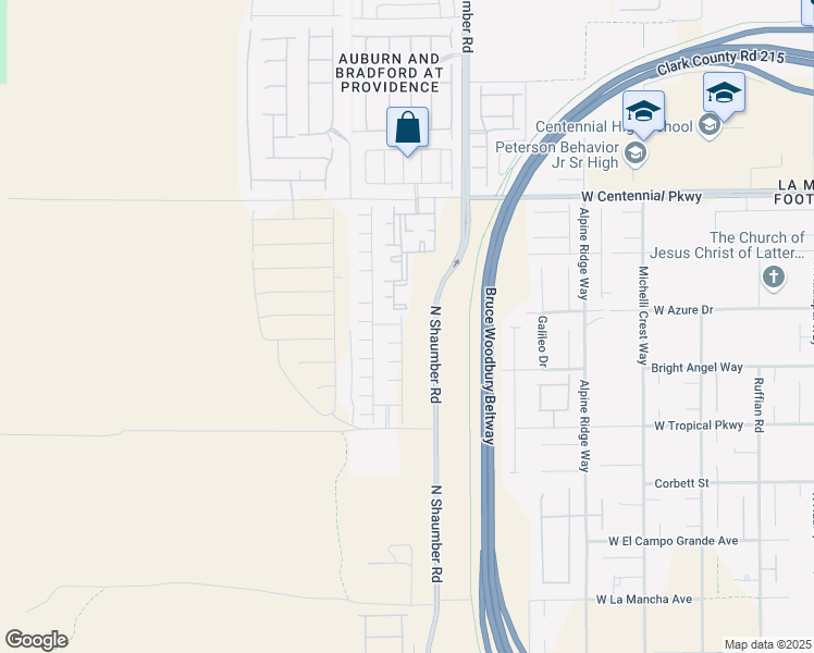 map of restaurants, bars, coffee shops, grocery stores, and more near 10697 West Centennial Parkway in Las Vegas