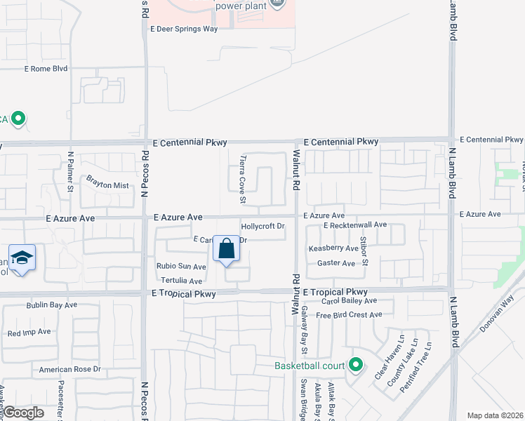 map of restaurants, bars, coffee shops, grocery stores, and more near 3741 Pecos Park Avenue in North Las Vegas