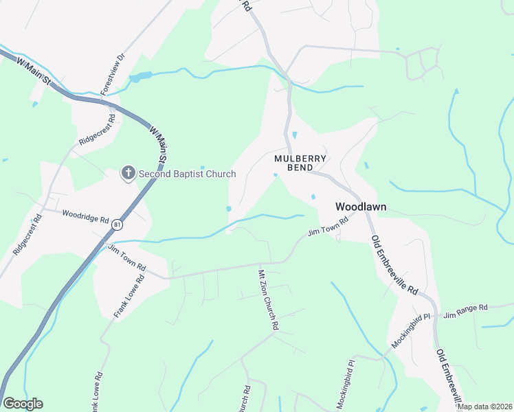 map of restaurants, bars, coffee shops, grocery stores, and more near 271 Mulberry Bend in Jonesborough