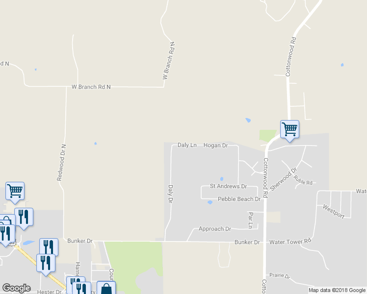 map of restaurants, bars, coffee shops, grocery stores, and more near 308 Hogan Drive in Harrison