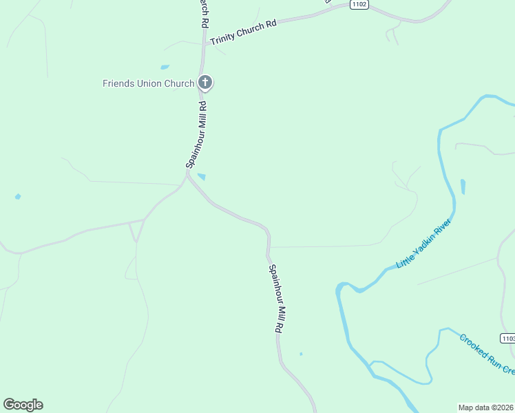 map of restaurants, bars, coffee shops, grocery stores, and more near 1401 Spainhour Mill Road in Pinnacle