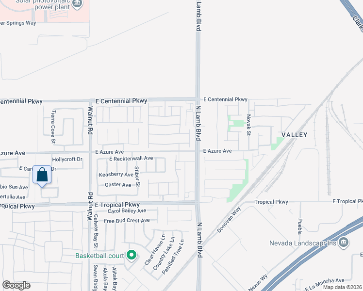map of restaurants, bars, coffee shops, grocery stores, and more near 4227 Enchanting Sky Avenue in North Las Vegas