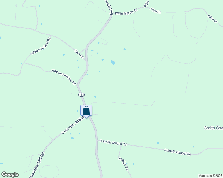 map of restaurants, bars, coffee shops, grocery stores, and more near 175 Harve Allen Ln in Cookeville