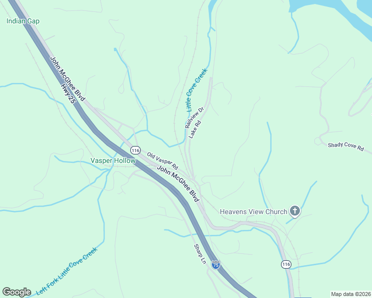map of restaurants, bars, coffee shops, grocery stores, and more near 396 Railview Drive in Caryville