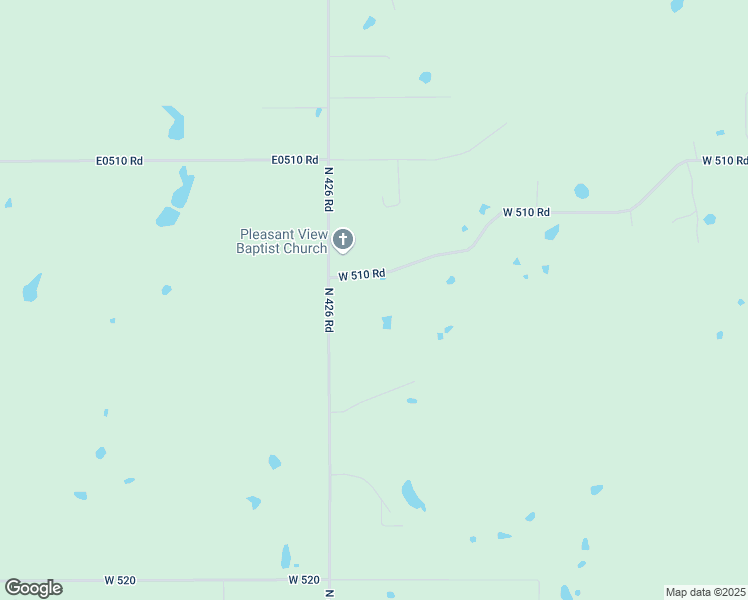 map of restaurants, bars, coffee shops, grocery stores, and more near 8961 West 510 Road in Pryor