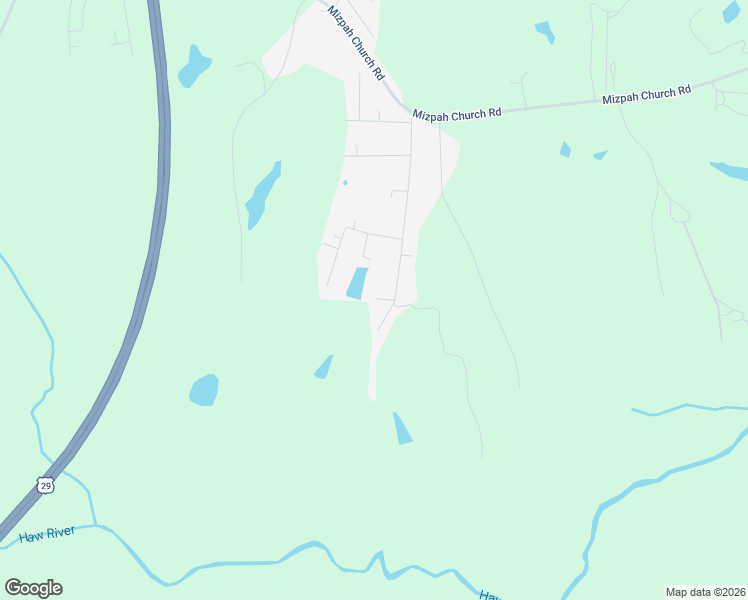 map of restaurants, bars, coffee shops, grocery stores, and more near 352 Jones Lake Road in Reidsville