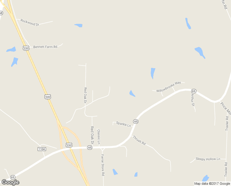 map of restaurants, bars, coffee shops, grocery stores, and more near 356 Friddle Road in Stokesdale