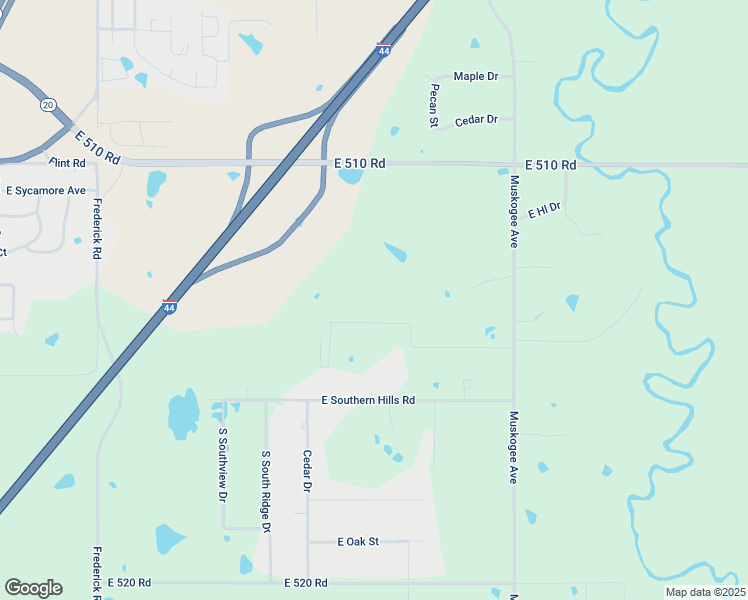 map of restaurants, bars, coffee shops, grocery stores, and more near 11565 East Tanner Drive in Claremore