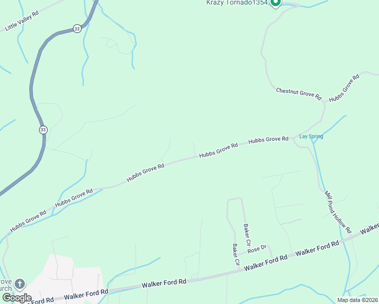 map of restaurants, bars, coffee shops, grocery stores, and more near 402 Hubbs Grove Road in Maynardville