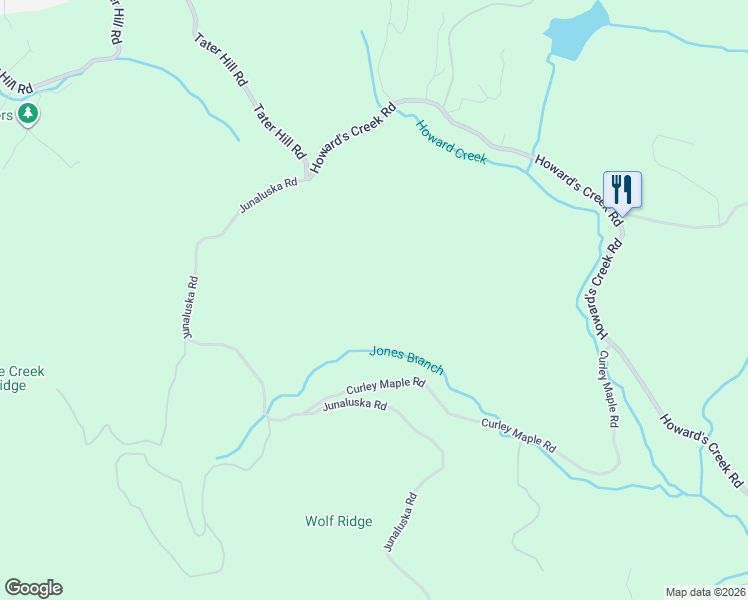 map of restaurants, bars, coffee shops, grocery stores, and more near 343 Curley Maple Road in Boone