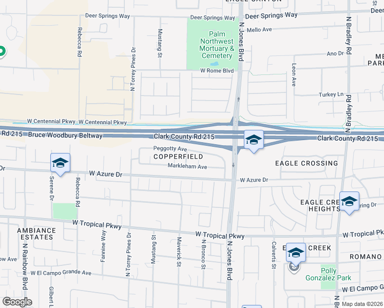 map of restaurants, bars, coffee shops, grocery stores, and more near 6209 Peggotty Avenue in Las Vegas