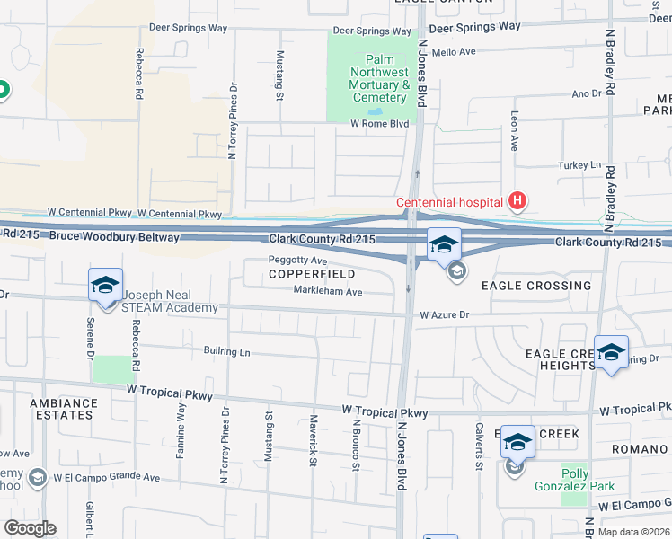 map of restaurants, bars, coffee shops, grocery stores, and more near 6209 Peggotty Avenue in Las Vegas