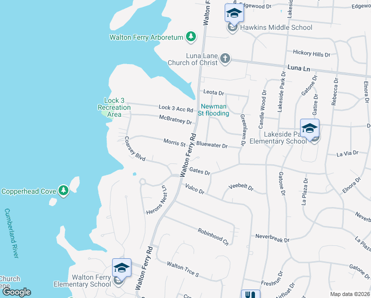 map of restaurants, bars, coffee shops, grocery stores, and more near 200 Morris Street in Hendersonville