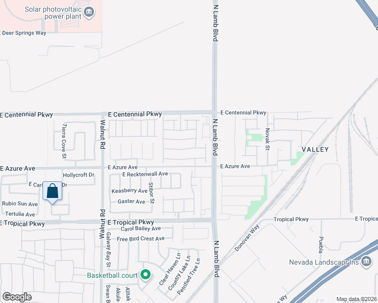 map of restaurants, bars, coffee shops, grocery stores, and more near 6252 Gulf Waters Street in North Las Vegas