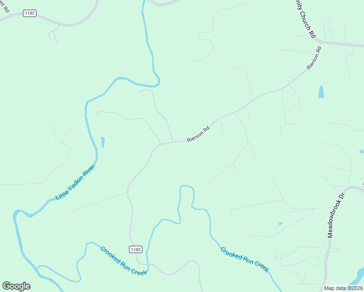 map of restaurants, bars, coffee shops, grocery stores, and more near 1435 Rierson Road in Tobaccoville