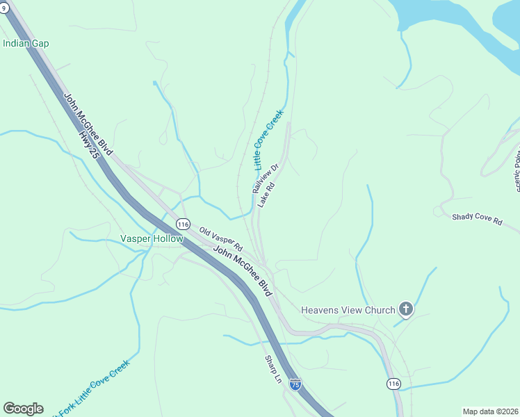 map of restaurants, bars, coffee shops, grocery stores, and more near 396 Railview Drive in Caryville