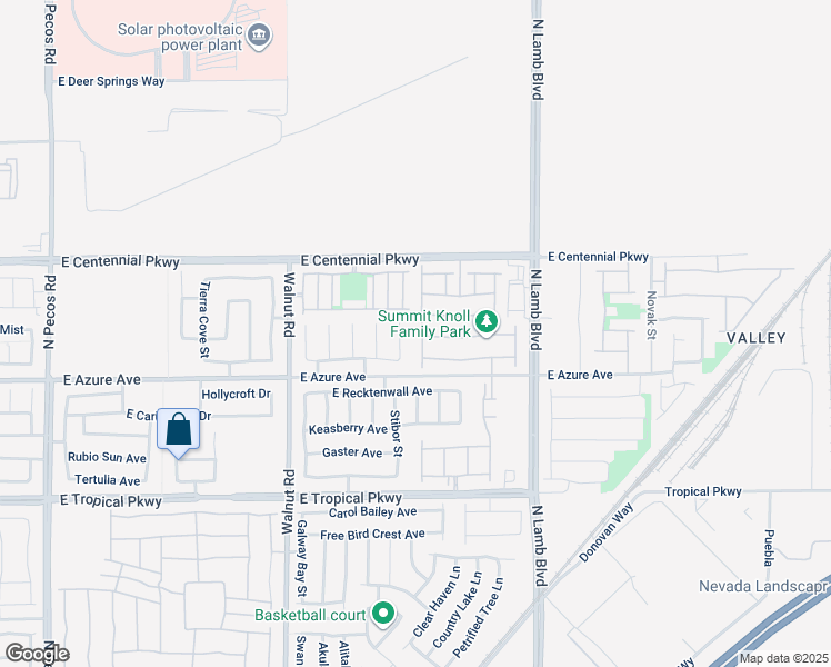map of restaurants, bars, coffee shops, grocery stores, and more near 6243 Pacific Sky Street in North Las Vegas
