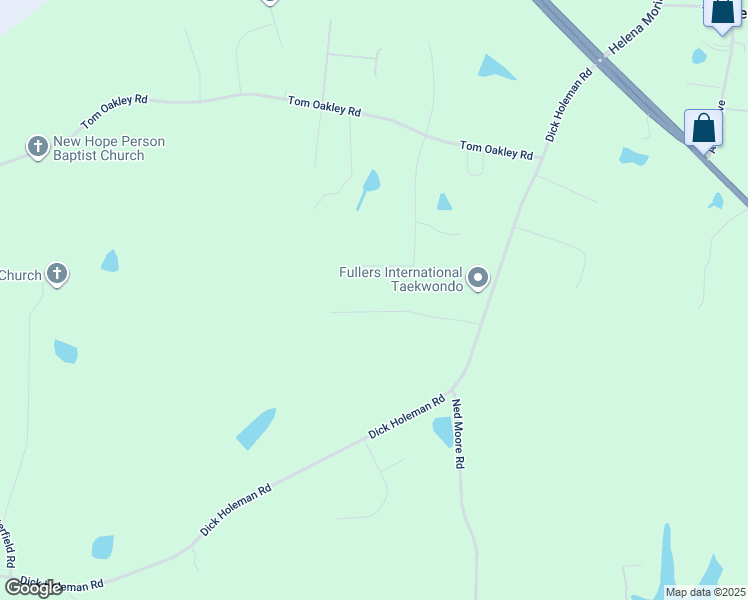 map of restaurants, bars, coffee shops, grocery stores, and more near 258 Berry Drive in Timberlake