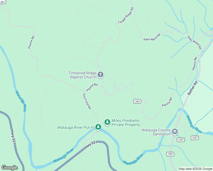 map of restaurants, bars, coffee shops, grocery stores, and more near 440-460 Timber Ridge Road in Sugar Grove