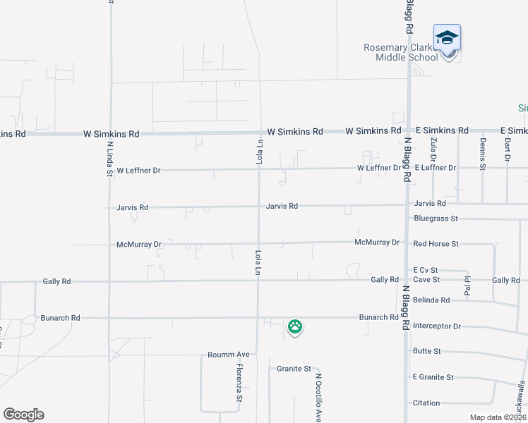 map of restaurants, bars, coffee shops, grocery stores, and more near 481 Jarvis Road in Pahrump