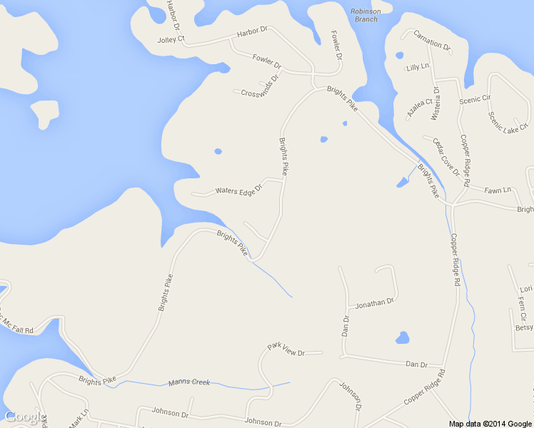 map of restaurants, bars, coffee shops, grocery stores, and more near 4541 Brights Pike in Morristown