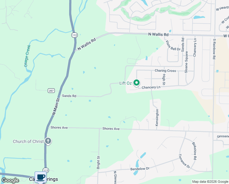map of restaurants, bars, coffee shops, grocery stores, and more near 202-750 Sands Road in Cave Springs