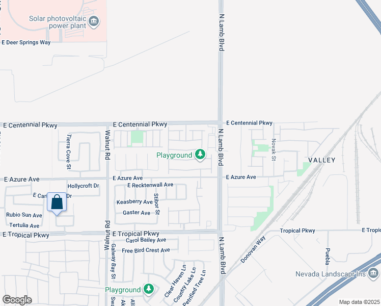 map of restaurants, bars, coffee shops, grocery stores, and more near 4155 Spring Storm Avenue in North Las Vegas