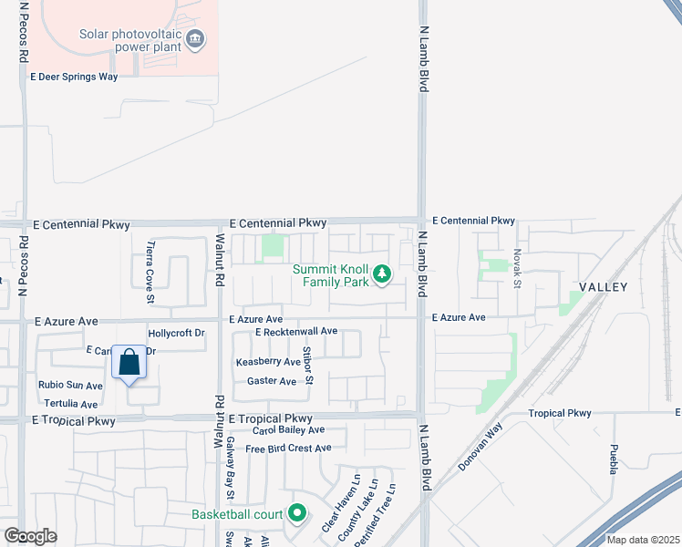map of restaurants, bars, coffee shops, grocery stores, and more near 4115 Spring Storm Avenue in North Las Vegas
