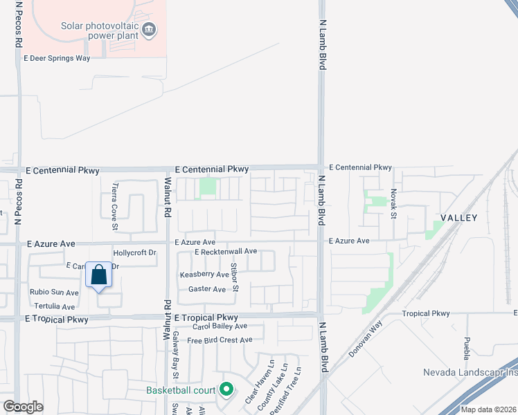 map of restaurants, bars, coffee shops, grocery stores, and more near 4115 Spring Storm Avenue in North Las Vegas