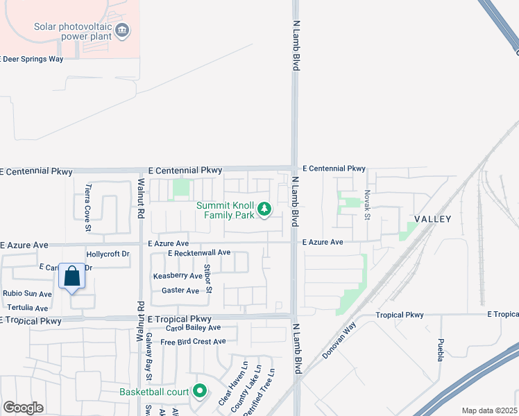 map of restaurants, bars, coffee shops, grocery stores, and more near 6252 Gulf Waters Street in North Las Vegas