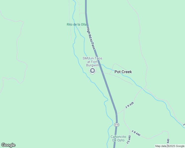map of restaurants, bars, coffee shops, grocery stores, and more near 6580 New Mexico 518 in Ranchos de Taos