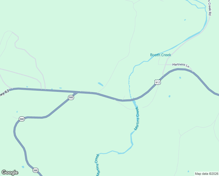 map of restaurants, bars, coffee shops, grocery stores, and more near 416 U.S. 63 in Williford