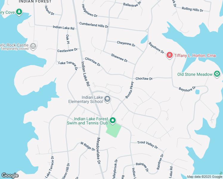 map of restaurants, bars, coffee shops, grocery stores, and more near 128 Ruland Circle in Hendersonville