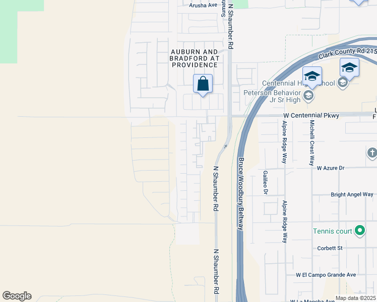 map of restaurants, bars, coffee shops, grocery stores, and more near 10697 West Centennial Parkway in Las Vegas