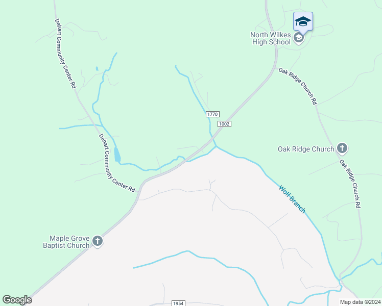 map of restaurants, bars, coffee shops, grocery stores, and more near 2349 Traphill Rd in Hays