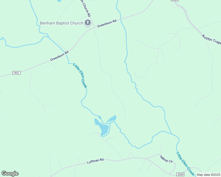 map of restaurants, bars, coffee shops, grocery stores, and more near 360 Lewis Road in Elkin