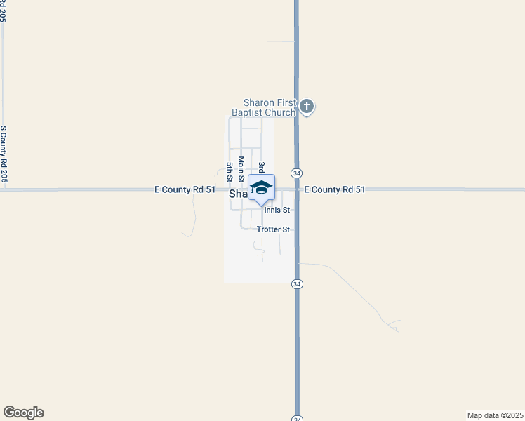 map of restaurants, bars, coffee shops, grocery stores, and more near 201 South 3rd Street in Sharon