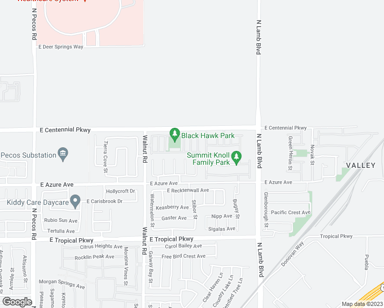 map of restaurants, bars, coffee shops, grocery stores, and more near 4029 Pepper Thorn Avenue in North Las Vegas