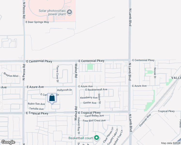 map of restaurants, bars, coffee shops, grocery stores, and more near 4005 Pepper Thorn Avenue in North Las Vegas