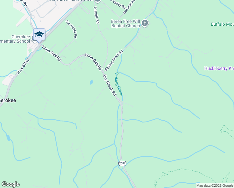 map of restaurants, bars, coffee shops, grocery stores, and more near 101 Harvey Lane in Johnson City