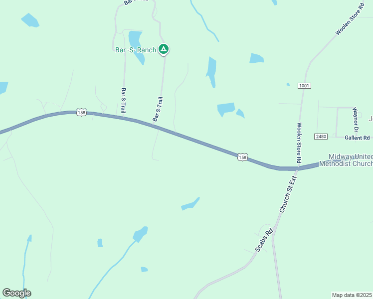map of restaurants, bars, coffee shops, grocery stores, and more near 11440 U.S. 158 in Reidsville