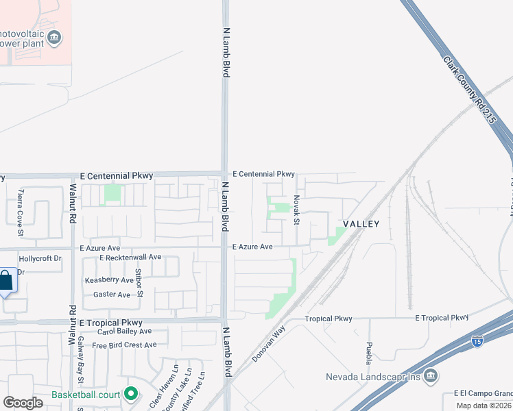 map of restaurants, bars, coffee shops, grocery stores, and more near 6308 Gambetta Street in Las Vegas