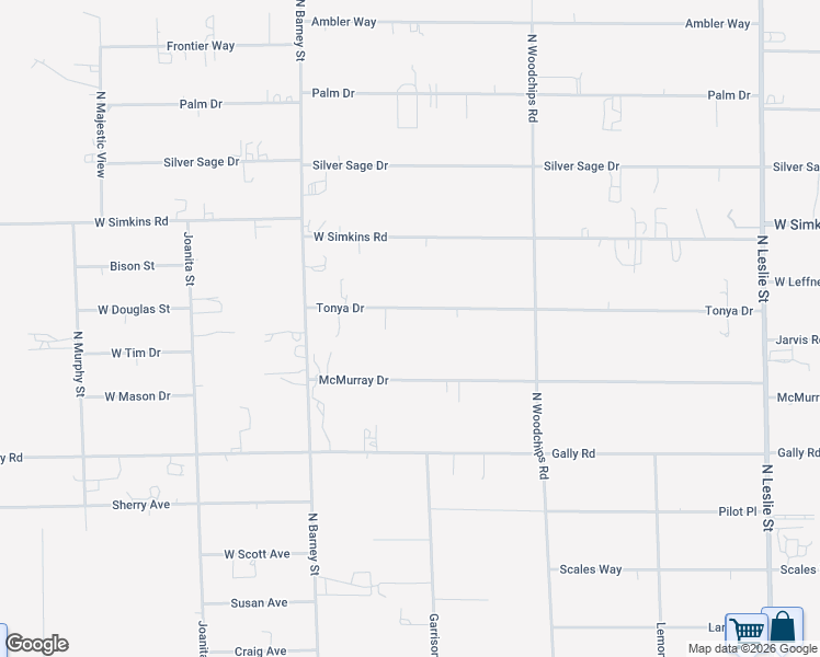map of restaurants, bars, coffee shops, grocery stores, and more near 2771 Tonya Drive in Pahrump