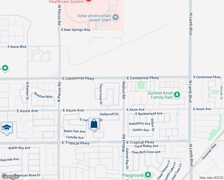 map of restaurants, bars, coffee shops, grocery stores, and more near 6313 Fort Worth Street in North Las Vegas