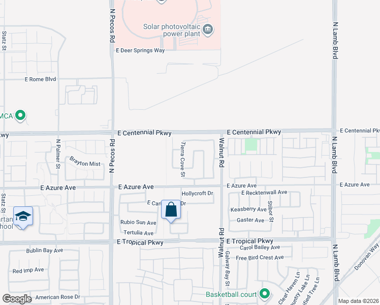 map of restaurants, bars, coffee shops, grocery stores, and more near 6239 Sterling Cap Street in North Las Vegas