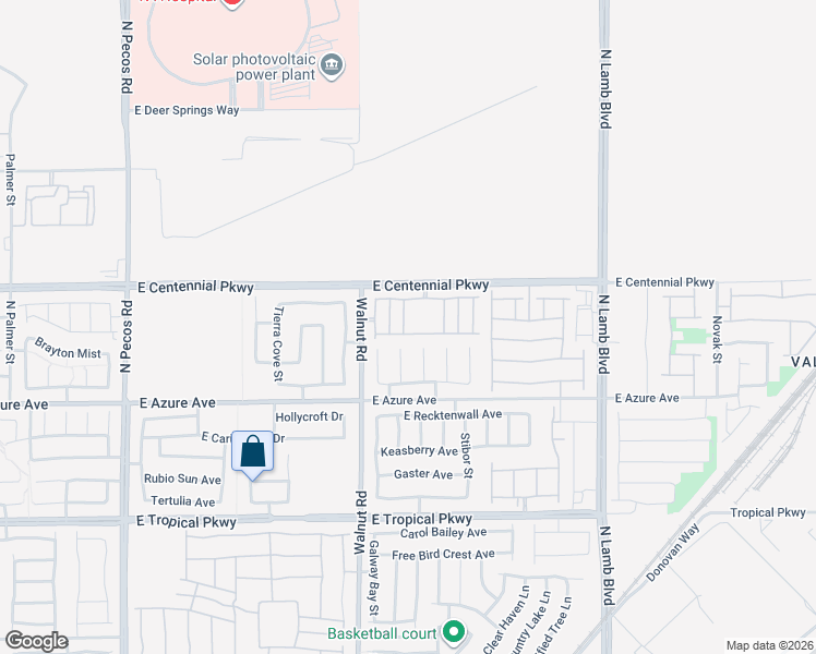 map of restaurants, bars, coffee shops, grocery stores, and more near 6312 Beige Bluff Street in North Las Vegas