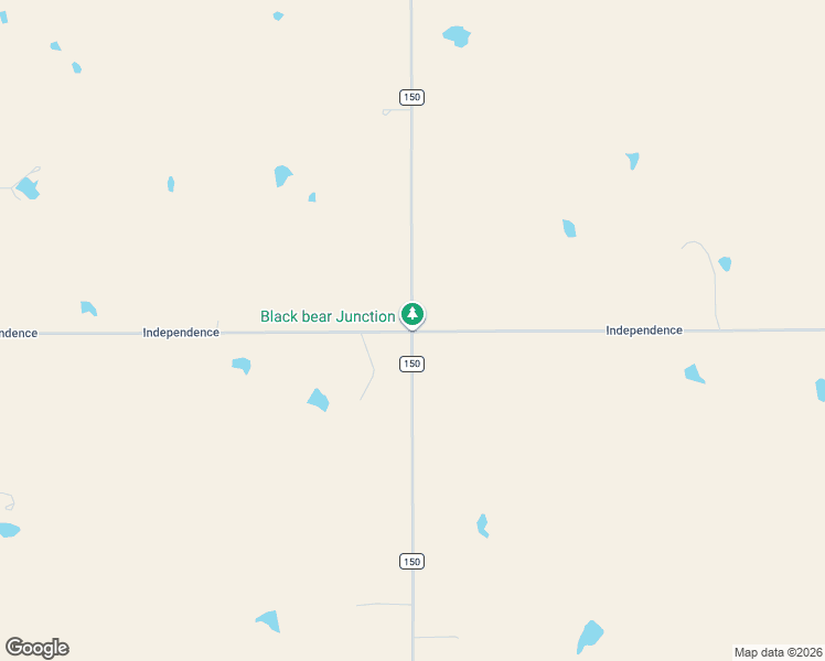 map of restaurants, bars, coffee shops, grocery stores, and more near County Road 150 in Noble County