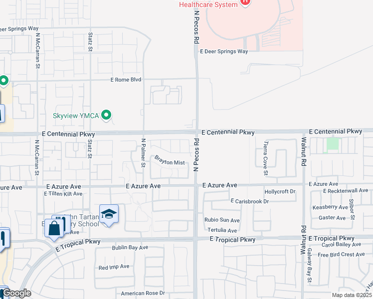 map of restaurants, bars, coffee shops, grocery stores, and more near 6339 Ironville Drive in North Las Vegas