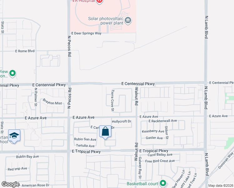 map of restaurants, bars, coffee shops, grocery stores, and more near 3740 Alpine Bypass Avenue in North Las Vegas